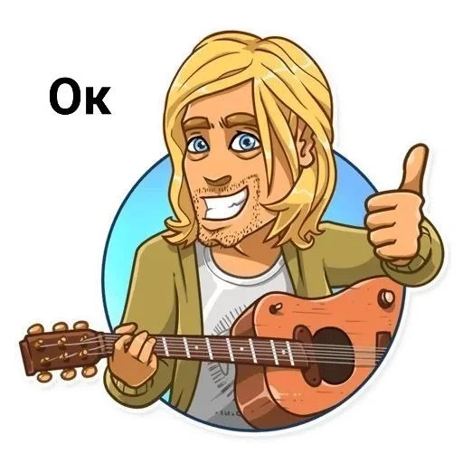 kurt cobain, kurt cobain, kurt cobain, zeichnung von kurt cobain