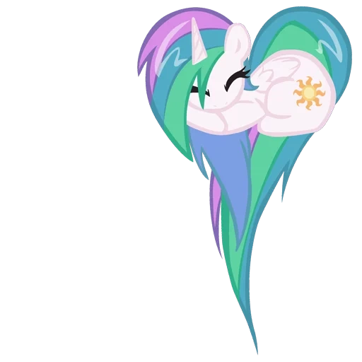 pony heart, pony heart, cardiac mlp, pony rainbow heart shape, pony heart cardens