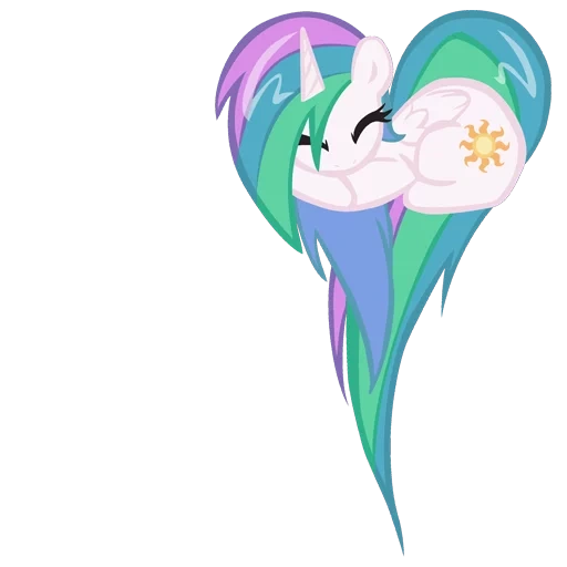 coeur de poney, coeurs de poney, strong heart mlp, coeur arc-en-ciel poney, coeurs de poney caden