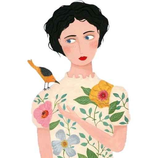 mujer joven, mujer, arte elegante, ilustrador adobe, mamá dibujando acuarela