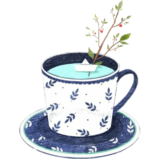 a cup, cup of tea, tea cup, a cup of a saucer, tea illustration