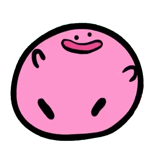 risonho, emoticons adoráveis, emoticon rosa, smiley com uma toupeira, vaca smiley é rosa