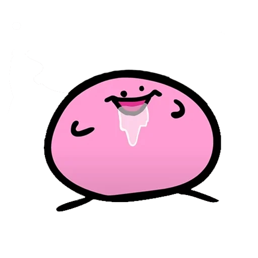 meme, kawai, kirbo, meme picture, pink smiling face