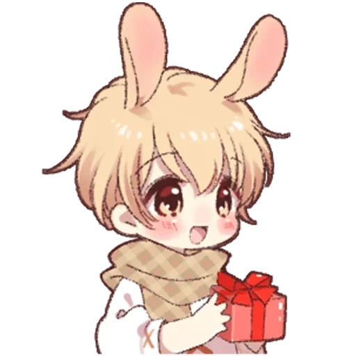 chibi, chibi kun, kun bunny, shota kun bunny, boys bunnies of anime