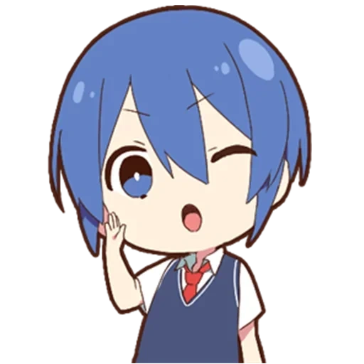 chibi, chico otaku, tsugumi chibi, pequeño otaku, rei ayanami chibi