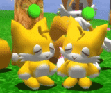 tails, thiers cho, tails chao, sonic adventure 2, sonic adventcher 2 sonic chao