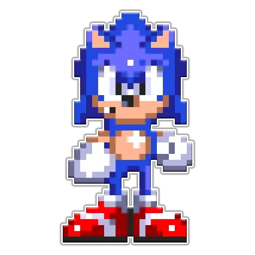 pixel sonic 3, sonic 16 bits sonic 3 and knuckles, sonic the hedgehog 3, sonic, pixel sonic on a white background