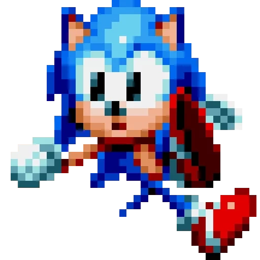 sonique, sonique, manie sonore, sonic l'hérisson, sonic mania sprite sonic