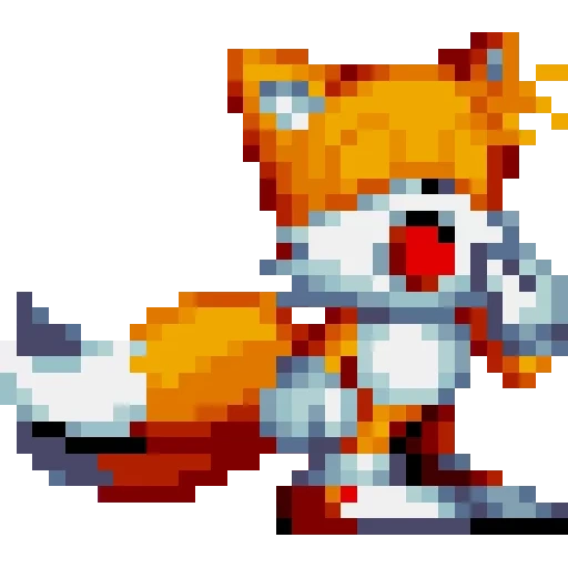 tails, sonic mania tales, sonic tails pixel, sonic mania tales pixel, sonic taleza merchia