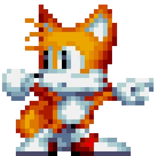 tails, соник тейлз, sonic 2 тейлз, соник мания тейлз, sonic tails пиксельный