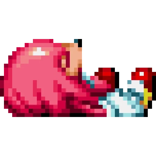 ojos de piedra de cerámica de agua, gato de píxel rosa, kirby 100 píxeles, pixel art kirby animation, volará el monstruo de píxeles