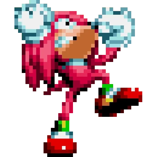 sonic mania, manía supersónica, 3 píxeles supersónicos, acantilado supersónico sprite, mania supersónica píxeles de nakley