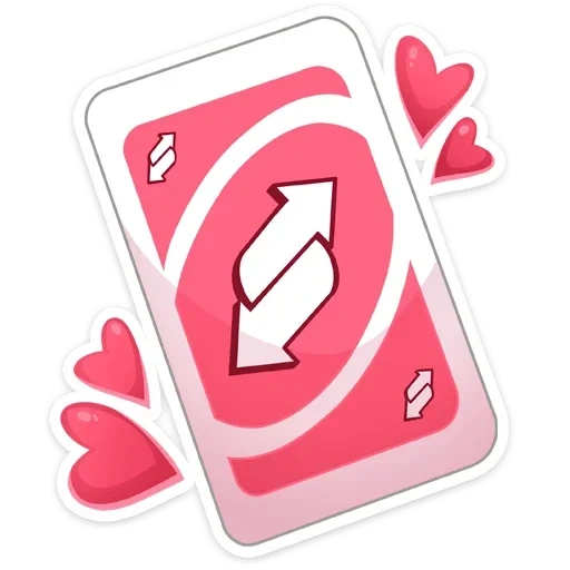 карточка уно розовая, uno reverse card, карточка уно реверс розовая, карточка уно с сердечками, карточка уно реверс