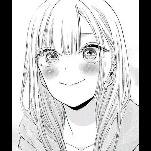 picture, the manga of the girl, anime girls, anime drawings face, anime drawings are cute