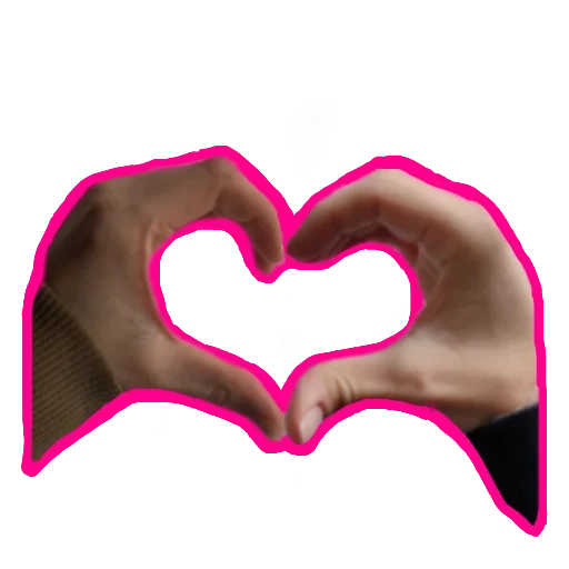 heart hand, icône en forme de cœur, en forme de cœur, symbole du cœur, vecteur cardiaque