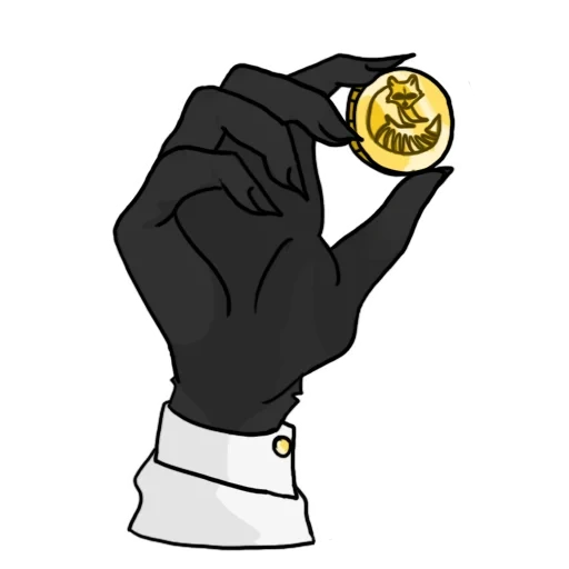 kanal, hand mit einer münze, das bitcoin poster des aufstiegs und des aufstiegs