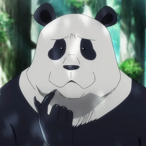 jujutsu, animação panda, jujutsu kaisen, crisântemo kaisen panda