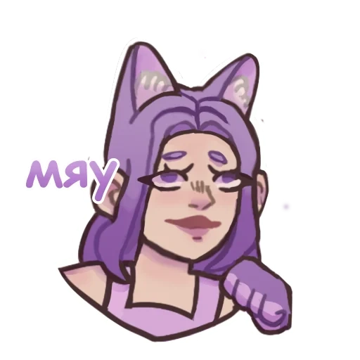 anime, donazione anime, cat di transfur, vibera violet, lega degli eroi emote xayah