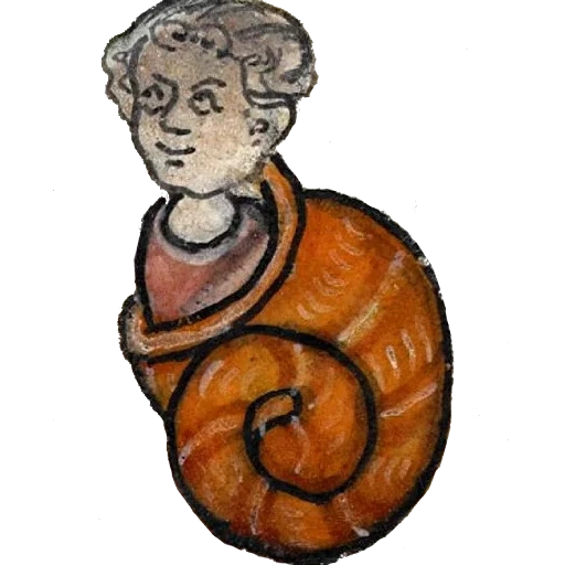 snail, installation, snail of children, middle ages, stylized snail