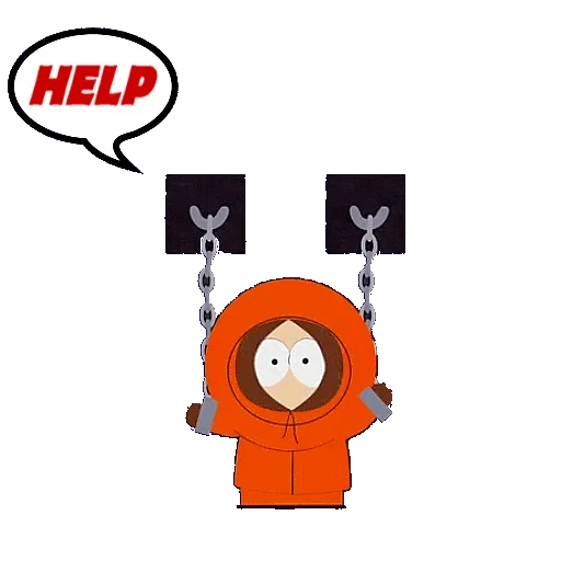 southern park kenny, south park, browler kenny south park, kenny, kenny dari southern park sticker
