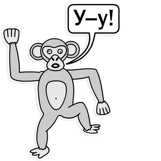 patrón de mono, dibuja un mono, monos de color, coloración de mono, niños mono pintados
