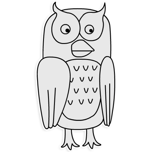 figure, motif de hibou, motif de hibou, hibou de dessin entrelacé, owl effective manager