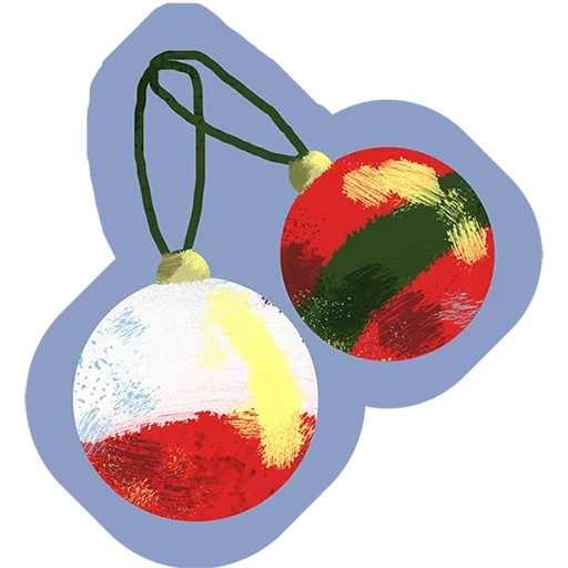 mainan, atribut tahun baru, decals christmas tree ball, bola pohon natal produk perlindungan lingkungan 3 paket, adonan asin tahunan