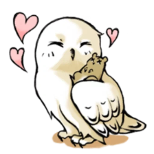 owl, cats, love birds, owl, les motifs sont mignons