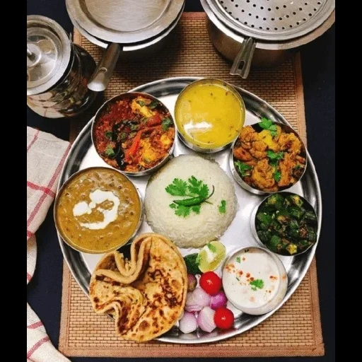 еда, блюда, veg thali, еда блюда, вкусные блюда