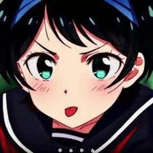 anime, animación de gigg, chica de animación, personajes de animación, kanojo okarishimasu