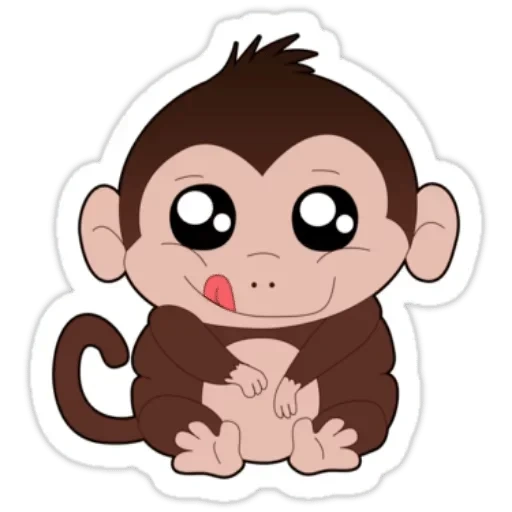 обезьянки рисунок, рисунки милых обезьянок, милая обезьянка рисунок, иллюстрации милые обезьянки, мини рисунки милой обезьянки