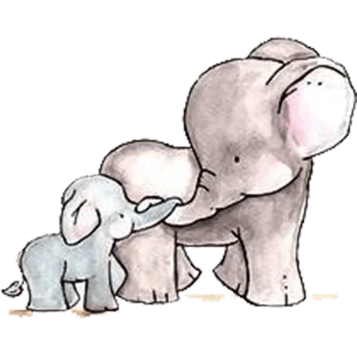 милый слоник, слон срисовки, слоник срисовки, самые важные вещи жизни, милые рисунки срисовки слоник