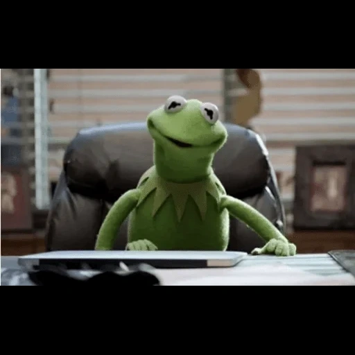 kermit, кермит, маппет-шоу, la grenouille, лягушонок кермит