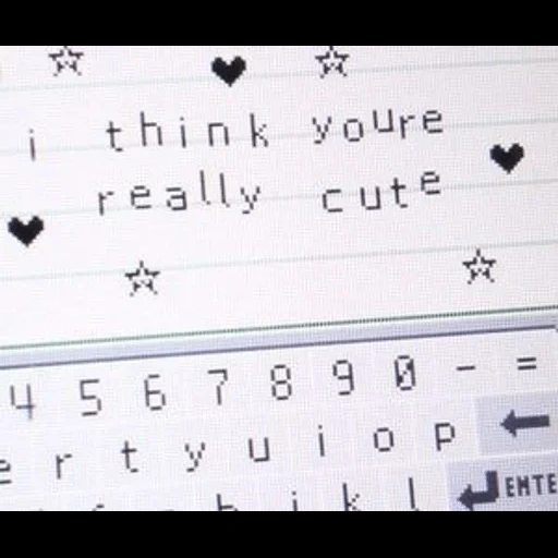 my hay, keyboard, we heart it, lovely words, pictochat aesthetics