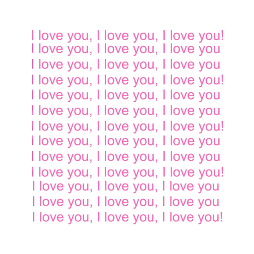 texto, i love, i loveyou, palavras fofas, versão em inglês