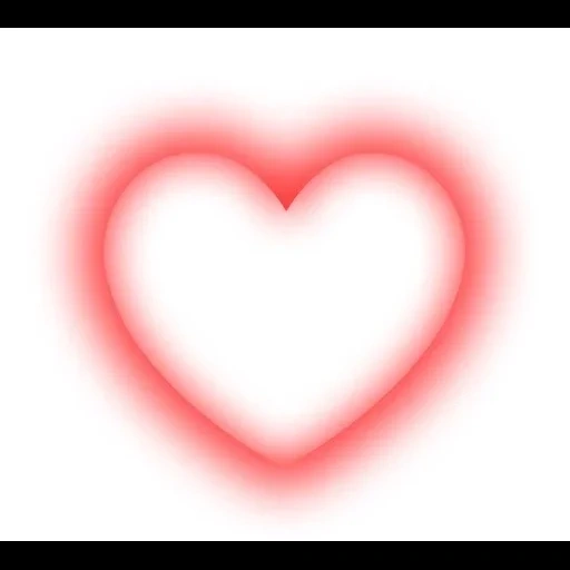 cuore, sfondo cuore, la luce del cuore, cuore e cuore, cuore al neon su fondo bianco