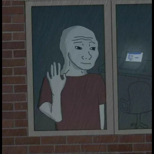 doomer, wojak is sad