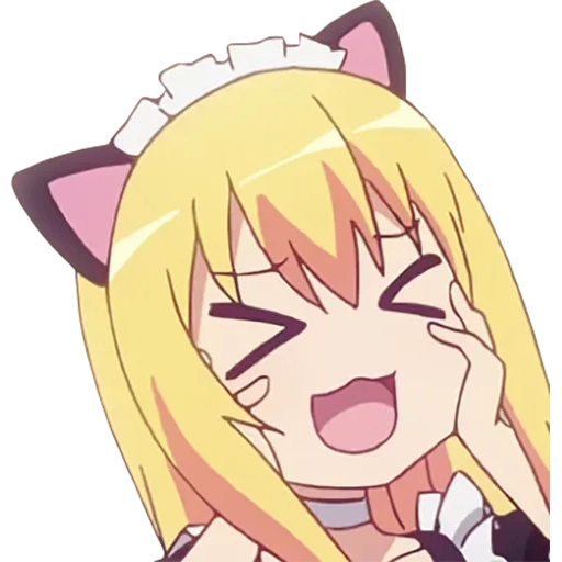 аниме неко, gabriel dropout, аниме персонажи, габриэль аниме кот, gabriel dropout neko