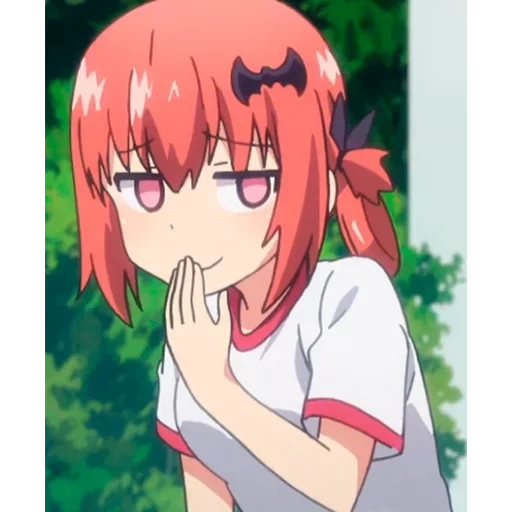 сатания ме, девушки аниме, gabriel dropout, персонажи аниме, satania смеется