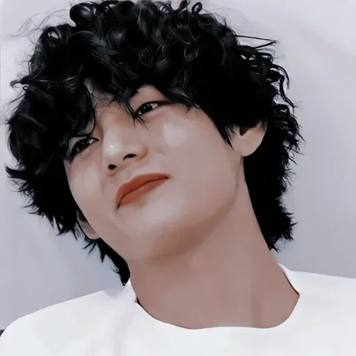 cantante pop, boys di bangtan, taehyung bts, capelli ricci taiheng, capelli ricci taiheng 2021