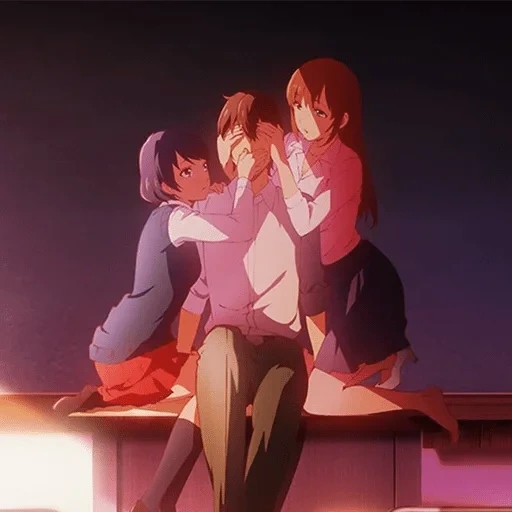 yuri animation, anime drama, domecano animation, domestic na kanojo, anime domekano kiss