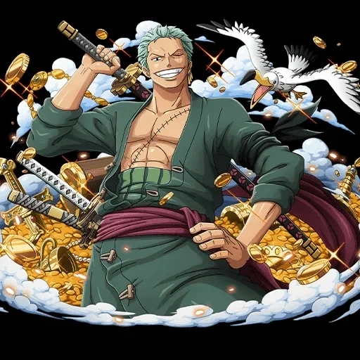 zoro, ван-пис, ророноа зоро, one piece zoro, зоро treasure cruise