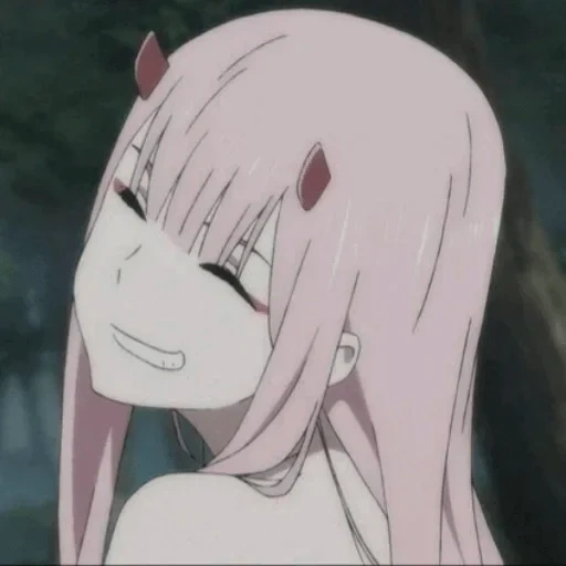 zero two x, франкс аниме, аниме персонажи, милый во франксе, милый во франксе 002