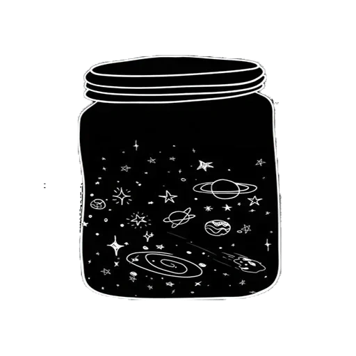 космос банке, рисунки черные, черно белый космос банке, рисунок черном фоне легкий, космос рисунок черно белый