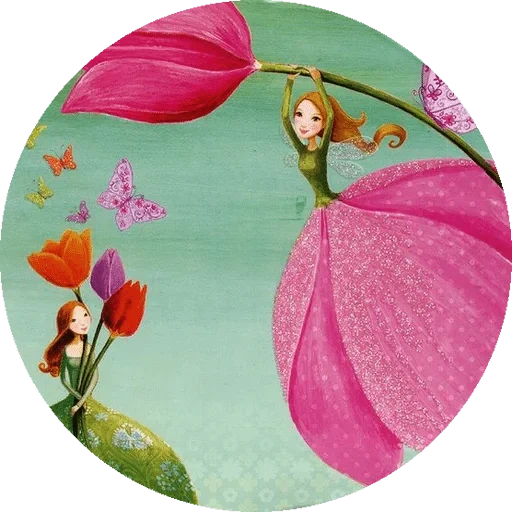 иллюстрации, картина фея, волшебные иллюстрации, paperblanks joyous springtime, волшебные иллюстрации mila marquis