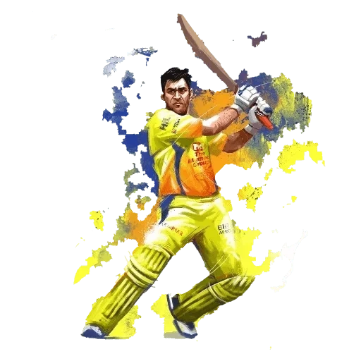 equipo de cricket, crystick sports, logotipo de dhoni
