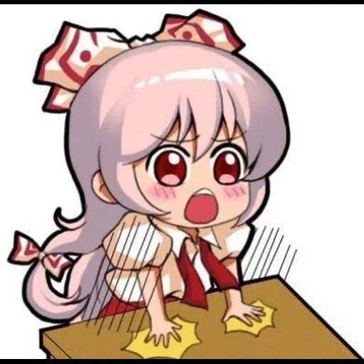 mokou, mokou emote, touhou эмодзи, touhou emotes, touhou project