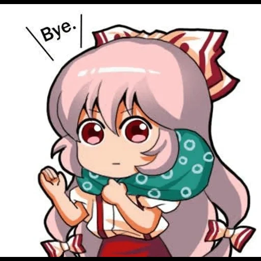 mokou, mokou emote, emoting mokou, mokou fujiwara, touhou project