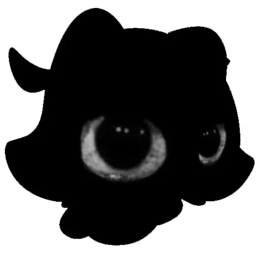 oscuridad, insignia tc, silueta negra, mascota daskolol, silueta animal