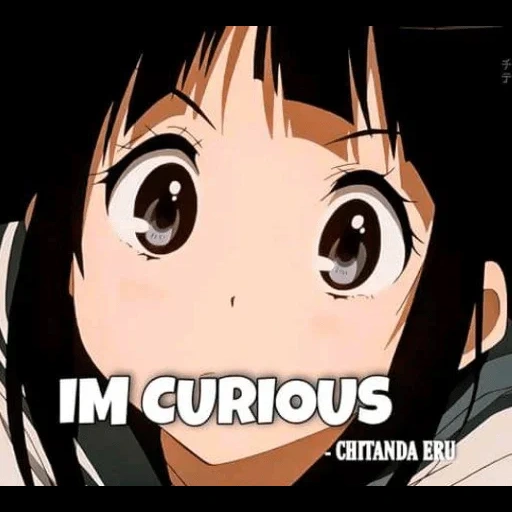anime, bild, anime clip, mio akiyama avatar, eru chitanda schwarz weiß